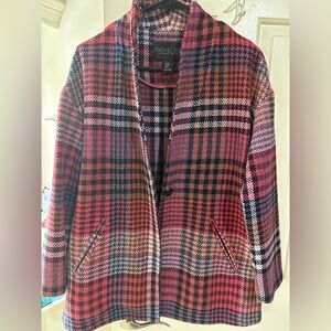 Rachel Zoe Plaid XS tweed jacket